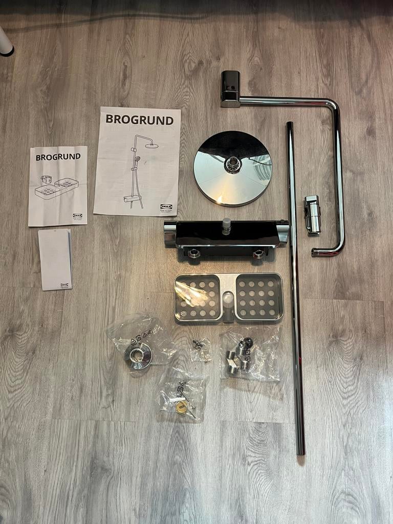 Douchset plaffond douch 150mm, Ophalen, Overige typen, Nieuw, 50 tot 100 cm