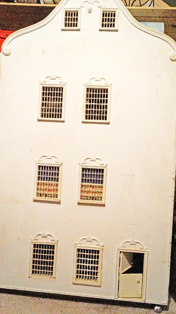 poppenhuis met paardenstal - Groot model, Ophalen of Verzenden, Gebruikt, Poppenhuis