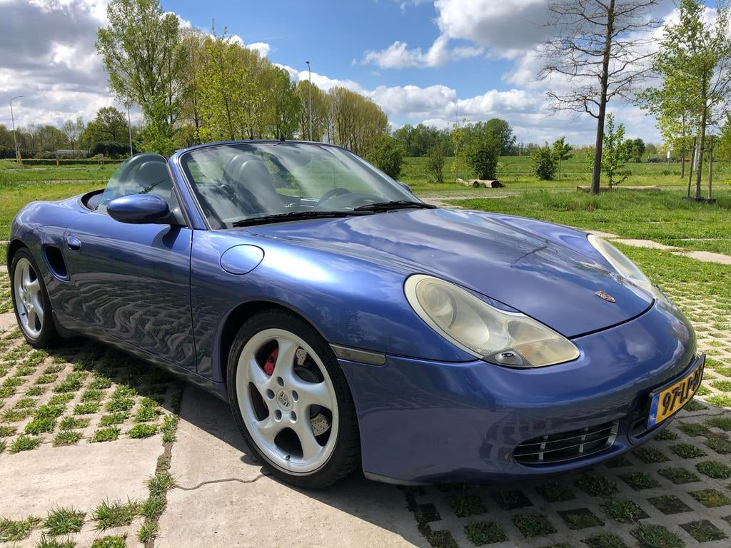 Porsche Boxster 3.2 S 1999 Zenith Blauw, Auto's, 251 pk, Achterwielaandrijving, Zwart, Navigatiesysteem