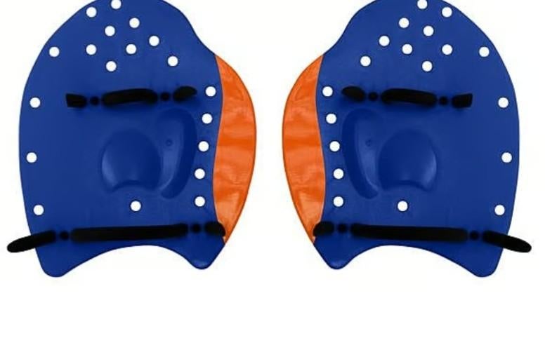 Zone3 Zwemhandpaddles - Blauw/Oranje, Ophalen of Verzenden, Gebruikt