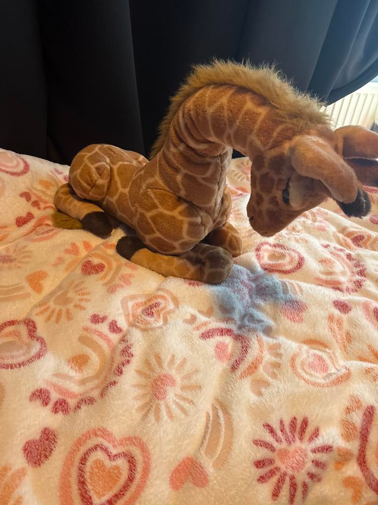 Grote en mooie giraffen knuffel, Kinderen en Baby's, Speelgoed | Knuffels en Pluche, Ophalen, Gebruikt, Overige typen