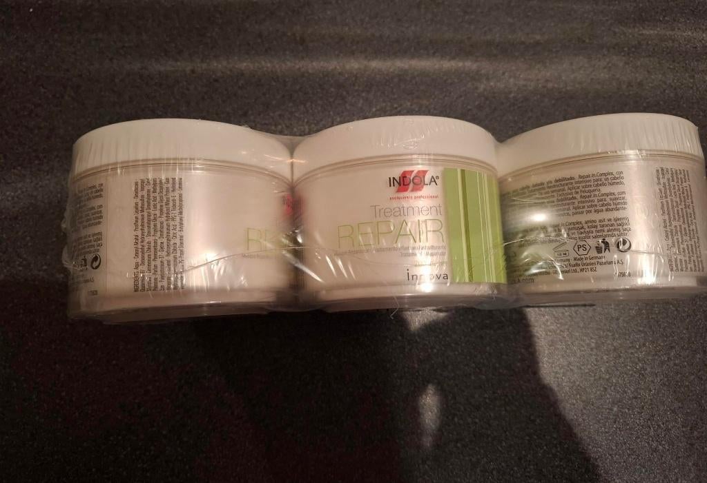 Indola Innova Repair Treatment Mask (advr 359), Ophalen of Verzenden, Nieuw, Haarverzorger of -hersteller
