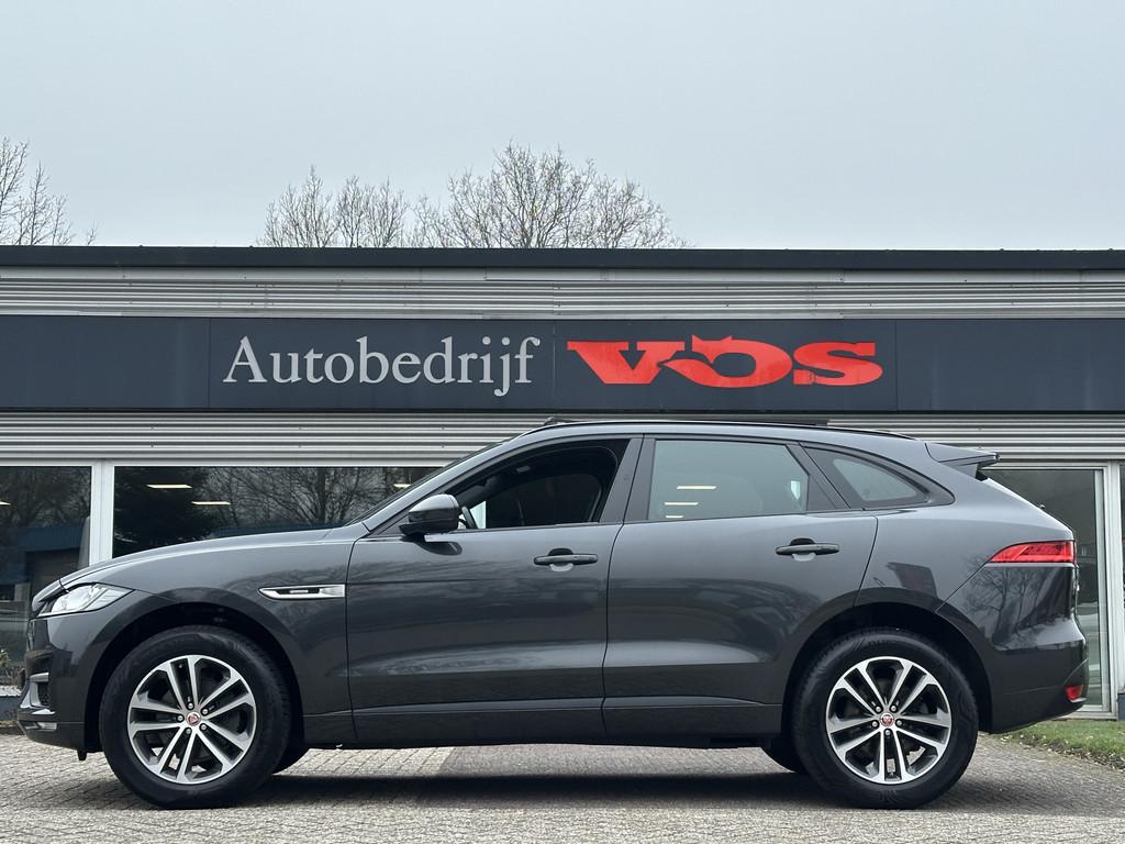 Jaguar F-Pace 2.0t AWD R-Sport | Panodak | Leder | Achteruit, Gebruikt, Euro 6, 4 cilinders, 252 pk