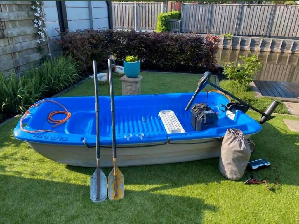Big 245 komplete set met 40 lbs elektrische motor!, Watersport en Boten, Ophalen of Verzenden