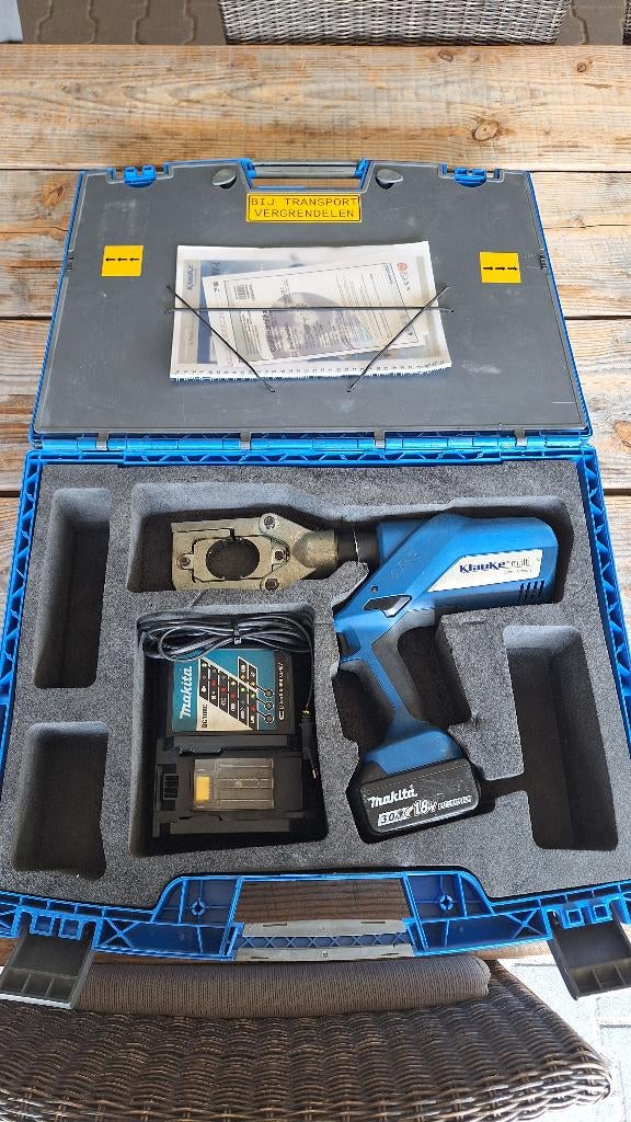 Klauke EK60UNV-L 18v kabelschoen perstang, ., Ophalen of Verzenden, Zo goed als nieuw, .