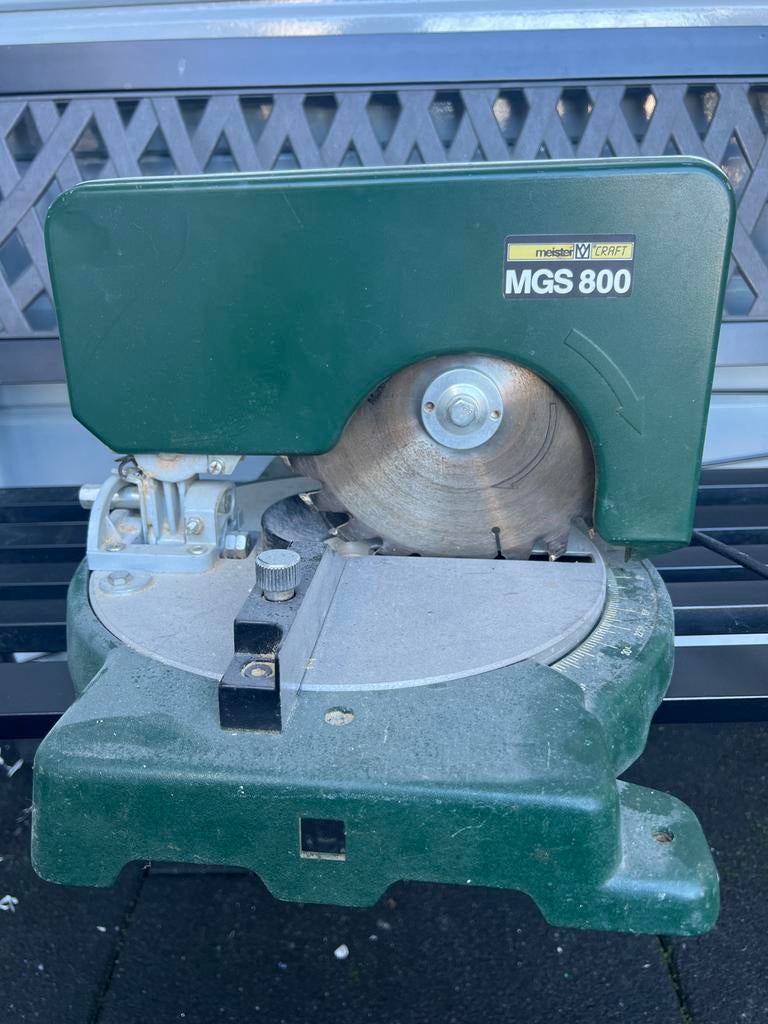 Meister Craft MGS 800 Afkortzaag - Gebruikt, Ophalen, Gebruikt, 600 tot 1200 watt, Afkortzaag