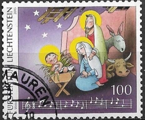 Liechtenstein 2015 mi.1786 KERSTMIS nom.100, Verzenden, Overige landen, Gestempeld
