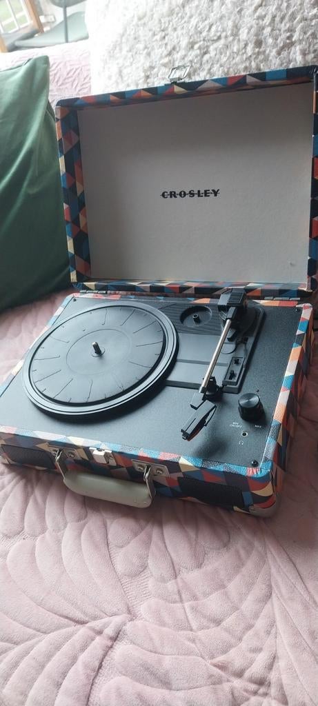 Crosley Platenspeler - Draagbaar en Stijlvol, Audio, Tv en Foto, Platenspelers, Ophalen