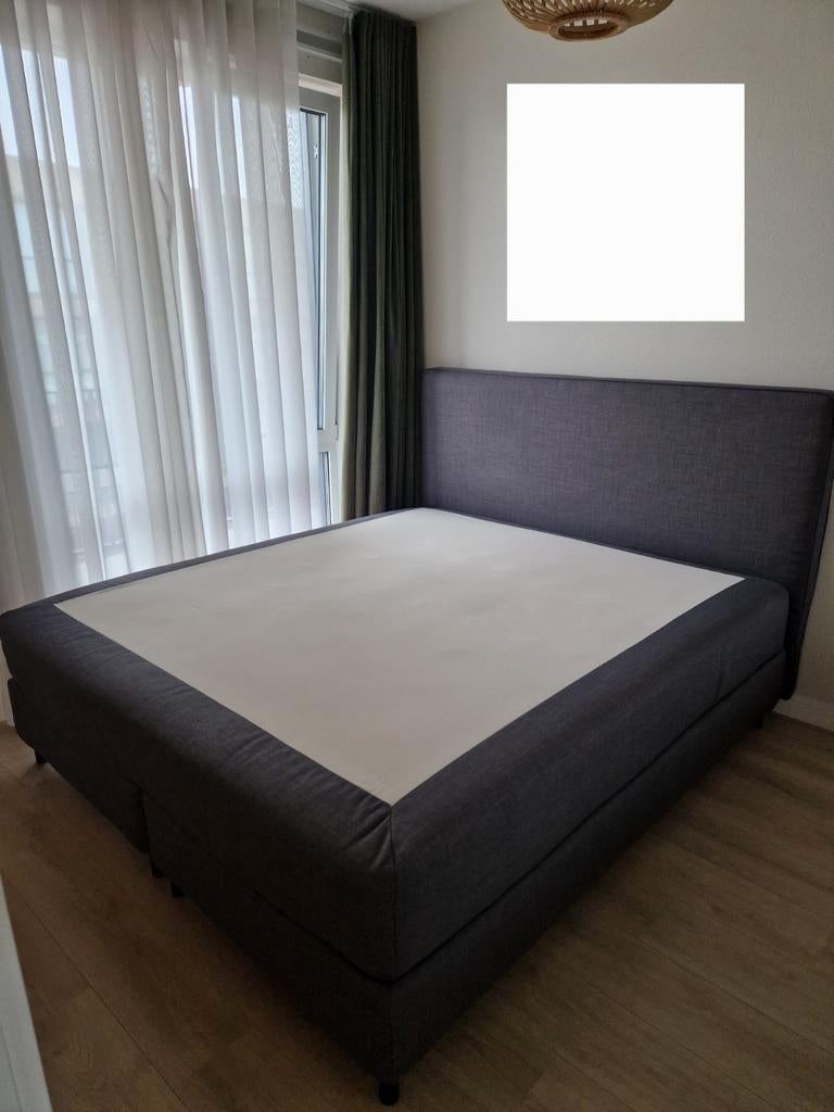 Boxspring IKEA Dunvik, Ophalen, Tweepersoons, Zo goed als nieuw, 180 cm