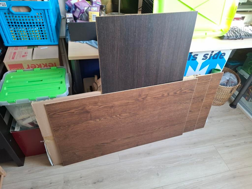 IKEA MEHAMN Schuifdeurpanelen, donkerbruin/bruin 100x236, Huis en Inrichting, Ophalen, Nieuw