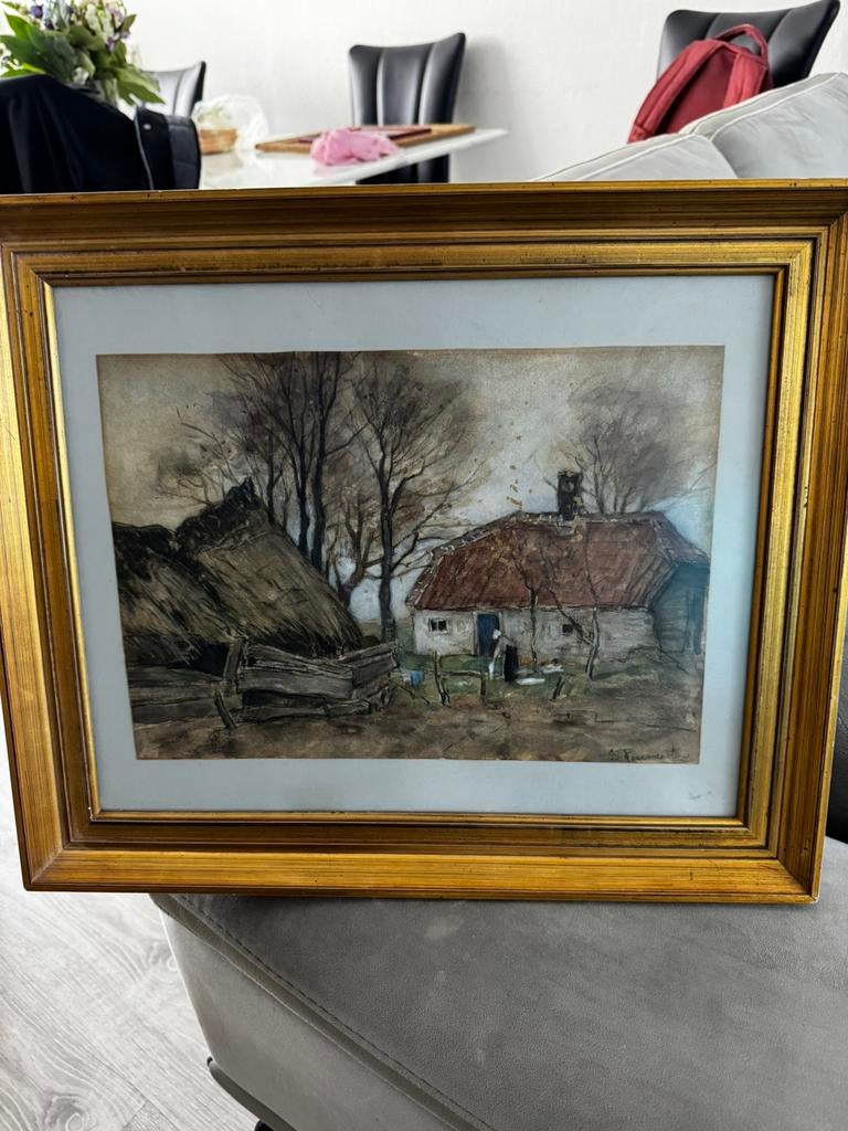 Kunst schilderij originele, Antiek en Kunst, Ophalen of Verzenden