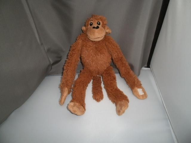 apenheul aap bruin harig/ velours masker voeten handjes, Ophalen of Verzenden, Zo goed als nieuw, Overige typen