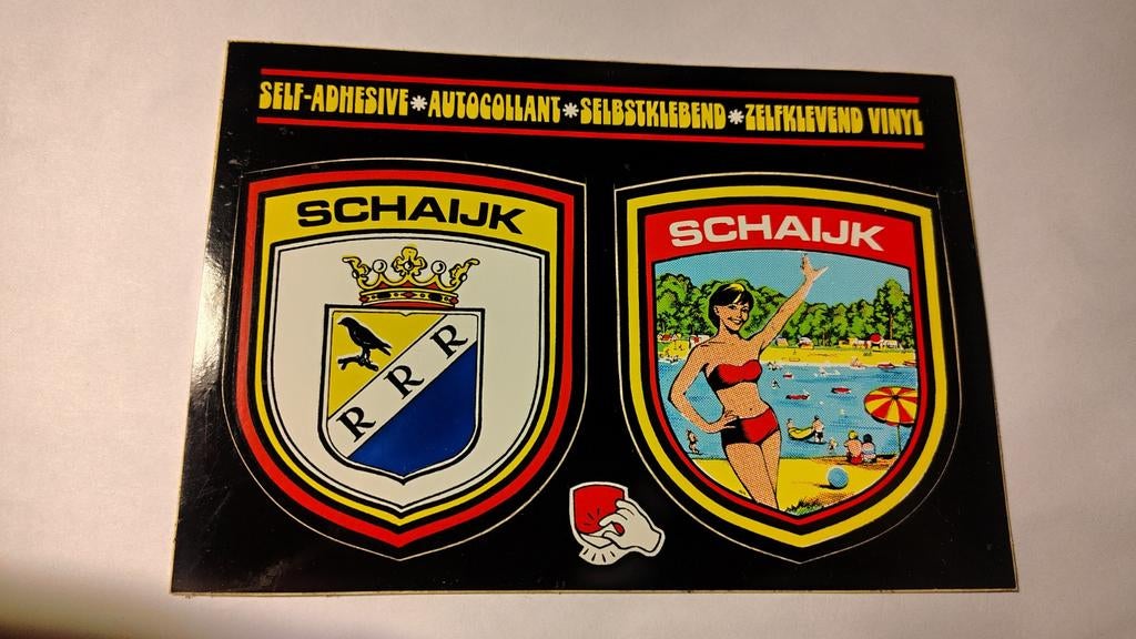 Schaijk Sticker Ansichtkaart, Ophalen of Verzenden, 1980 tot heden