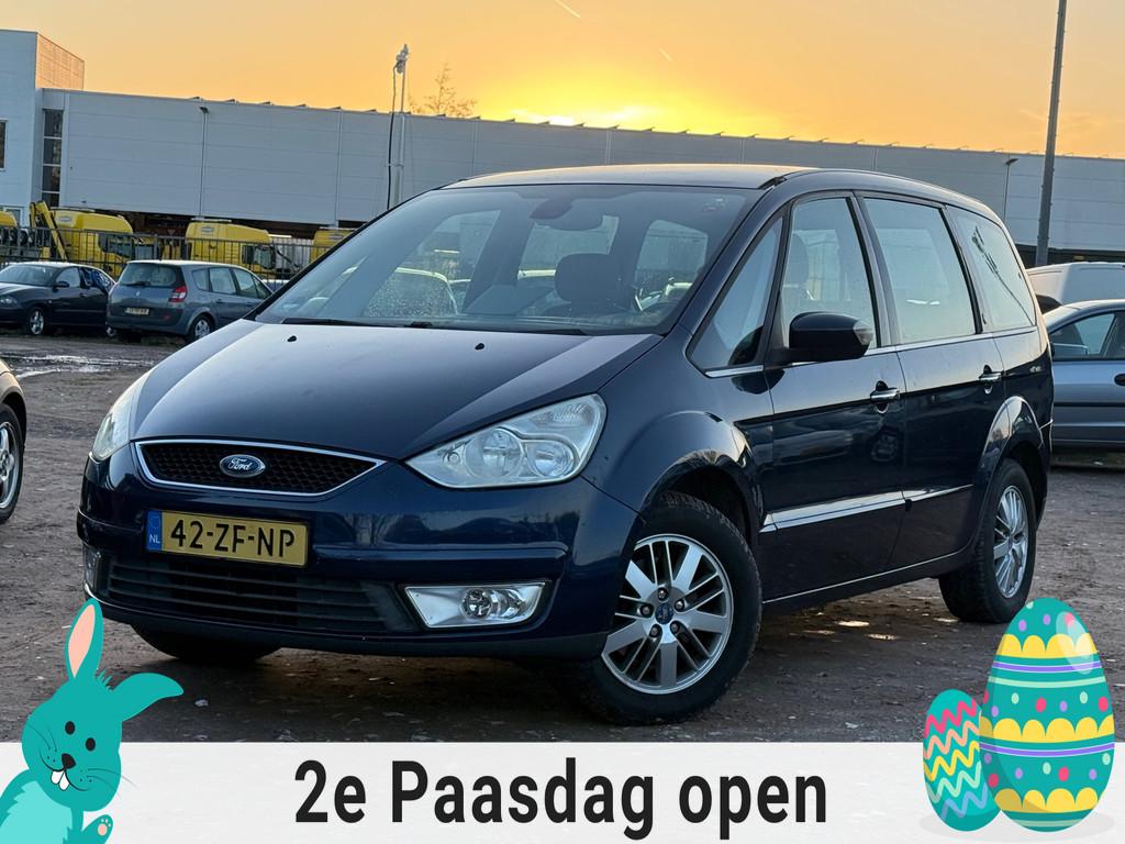 Ford Galaxy 2.0-16V Ghia/ 7PRSN/ NIEUWE APK, Voorwielaandrijving, Gebruikt, Blauw, 7 stoelen