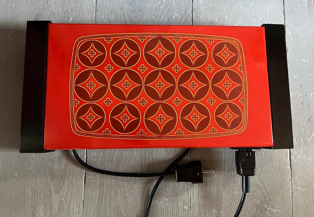 Vintage warmhoudplaat, Ophalen of Verzenden, Gebruikt