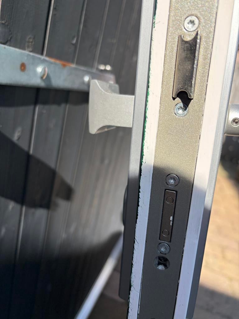 Voordeur oude stijl 945x2000mm met driepuntssluiting, Ophalen, Gebruikt, 80 tot 100 cm, Buitendeur