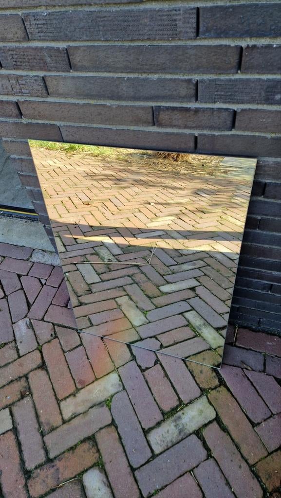Rechthoekige spiegel 50 x 70 cm, Huis en Inrichting, Ophalen, Gebruikt, Minder dan 100 cm, Rechthoekig