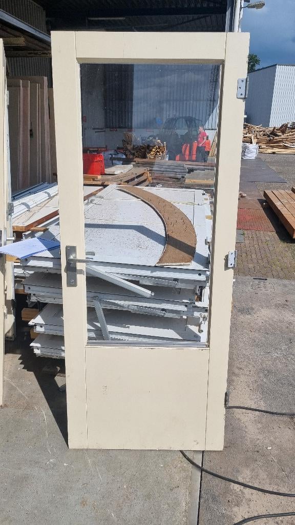 Deur achterdeur schuurdeur balkondeur 200,5-201x82,5-83 574, Ophalen, Gebruikt, 120 cm of meer, Nb