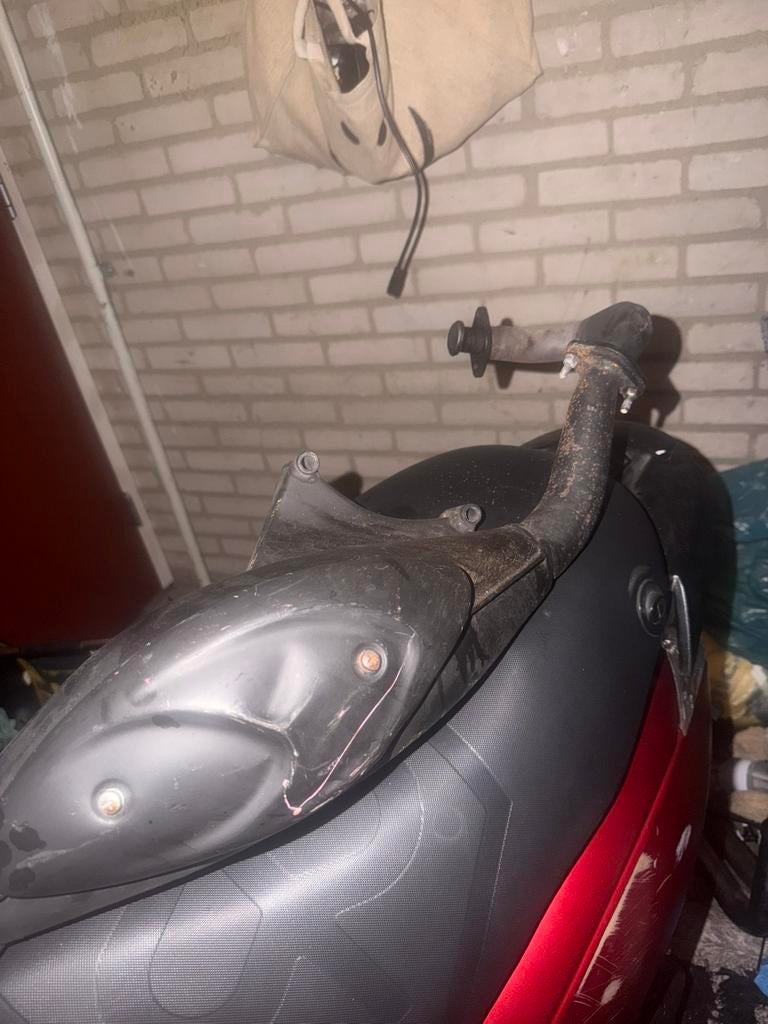 Esm uitlaat, Fietsen en Brommers, Brommeronderdelen | Scooters, Gebruikt, Overige merken, Uitlaat, Ophalen