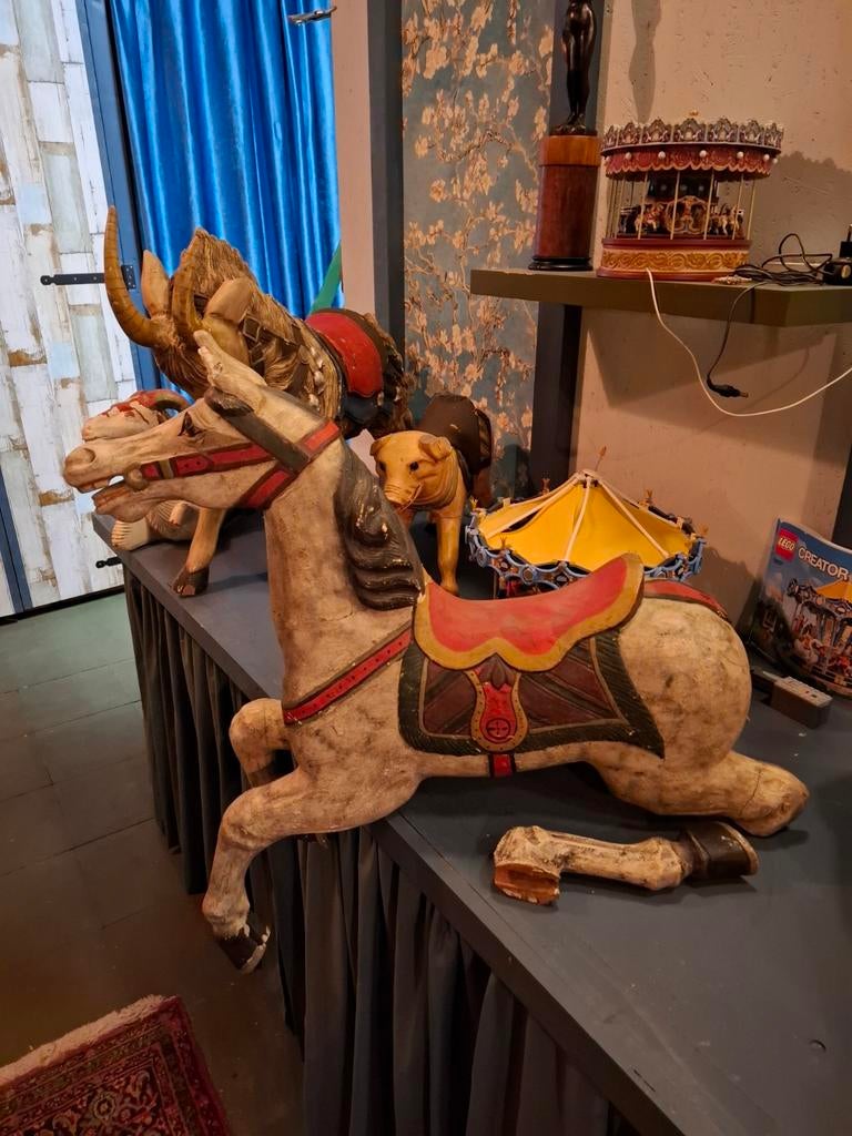 Draaimolen kermis carrouselpaard, Ophalen of Verzenden