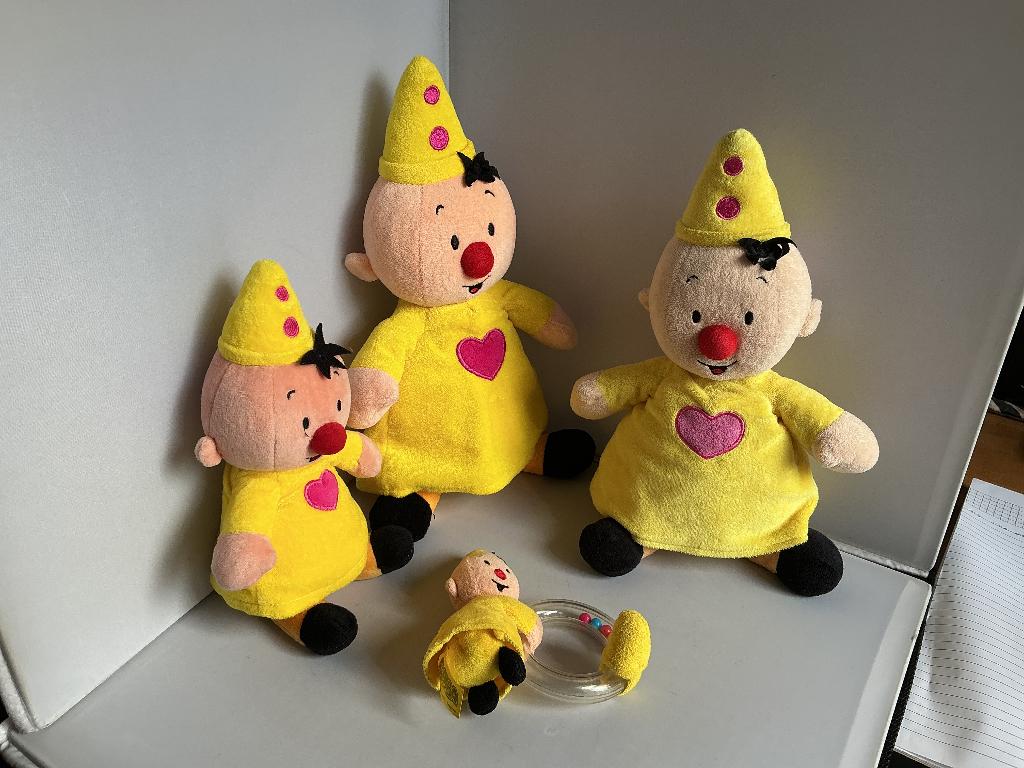 Bumba # 4 poppen 36: 33, 22 en 14 cm, Ophalen of Verzenden, Zo goed als nieuw, Babypop
