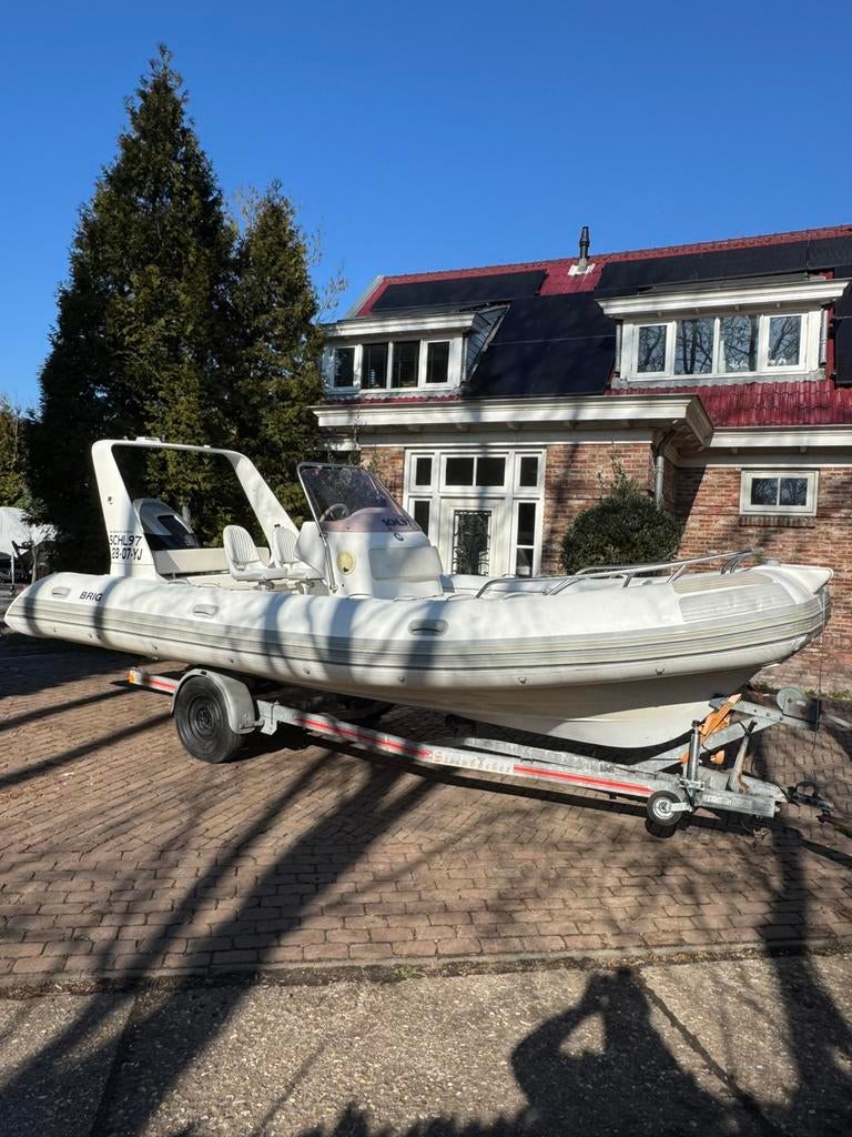 Brig Eagle 600 + 200pk Yamaha VMAX HPDI (265 uur) TURBOSWING, Watersport en Boten, Rubberboten, Overige merken, Ophalen of Verzenden