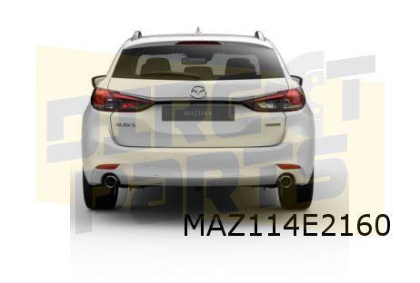 Mazda 6 (9/12-) Embleem "6" achterzijde (Wagon) Origineel! G, -, Verzenden, -, Nieuw