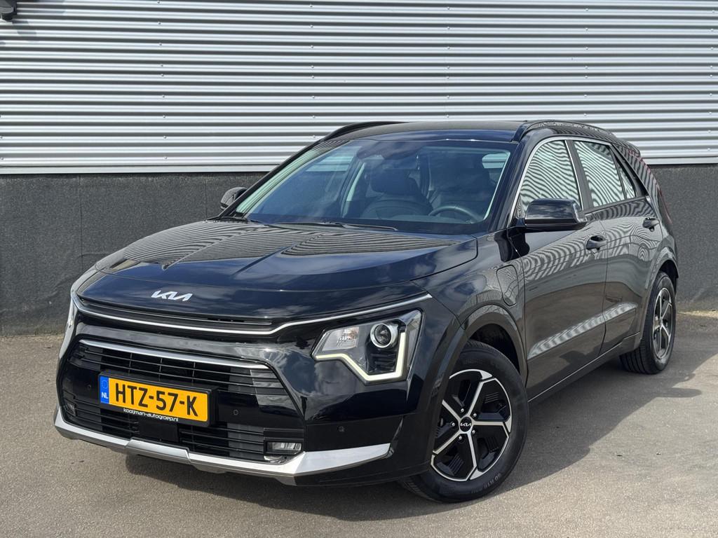 Kia Niro 1.6 GDi PHEV DynamicLine Plug-in NL-auto! BTW-auto,, Stof, Gebruikt, Euro 6, Zwart