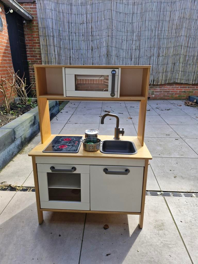 IKEA Duktig kinderkeuken met accessoires, Ophalen of Verzenden, Gebruikt, Hout, Speelkeuken