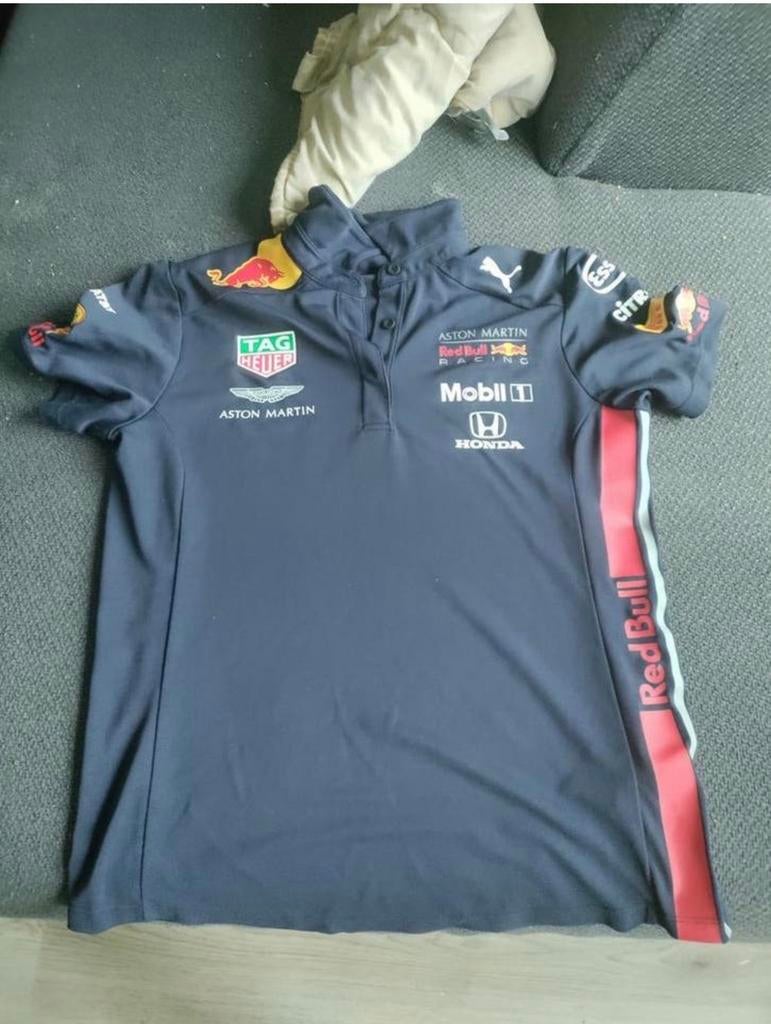 Red Bull Racing T-shirt, Ophalen, Gedragen, Maat 52/54 (L), Blauw