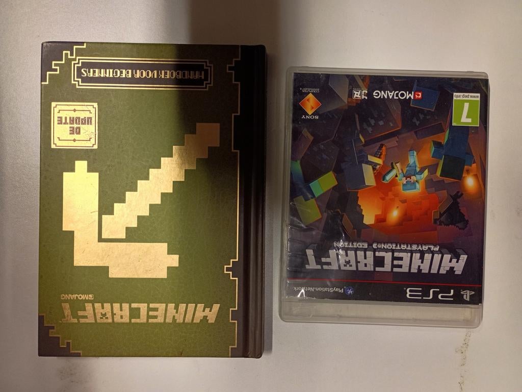 PS3 Minecraft + Strategie Boek - Complete Set, Spelcomputers en Games, Games | Sony PlayStation 3, Gebruikt, 1 speler, Ophalen of Verzenden
