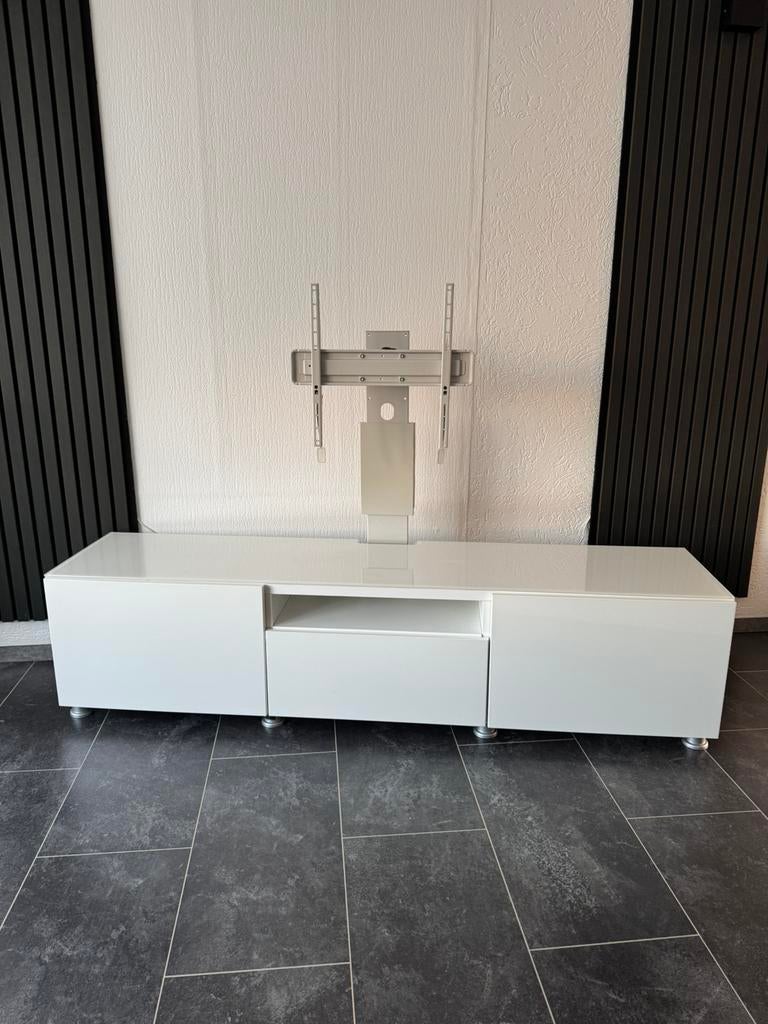 Mooi tv meubel, Huis en Inrichting, Kasten | Televisiemeubels, Ophalen, Overige materialen, 150 tot 200 cm, Zo goed als nieuw