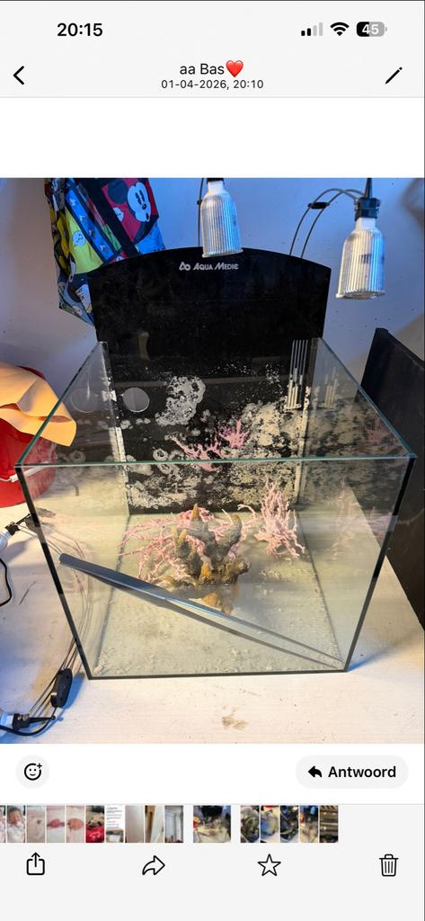 Aqua medic nano cube zeeaquarium, Ophalen, Leeg aquarium
