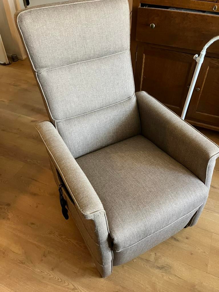 Z.g.a.n  elektrische relax, Sta- op stoel, Ophalen, Bruin, Zo goed als nieuw, Eén