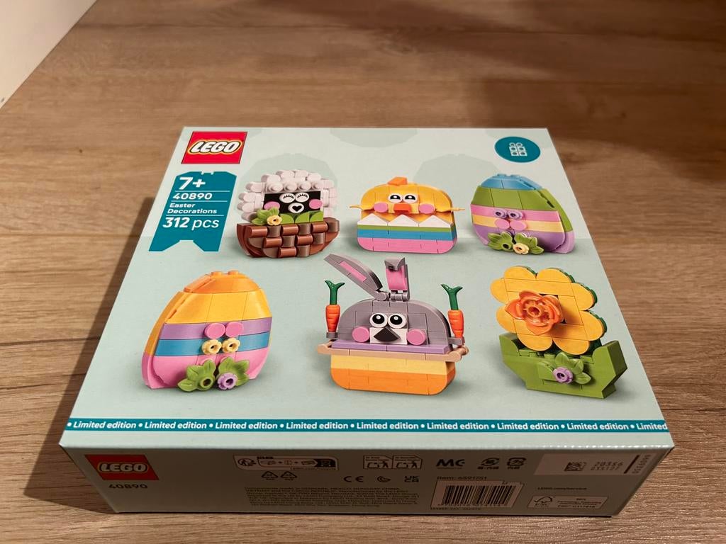 Lego PASEN 40890 Paas Decoraties NIEUW, Lego, Nieuw, Ophalen of Verzenden, Complete set