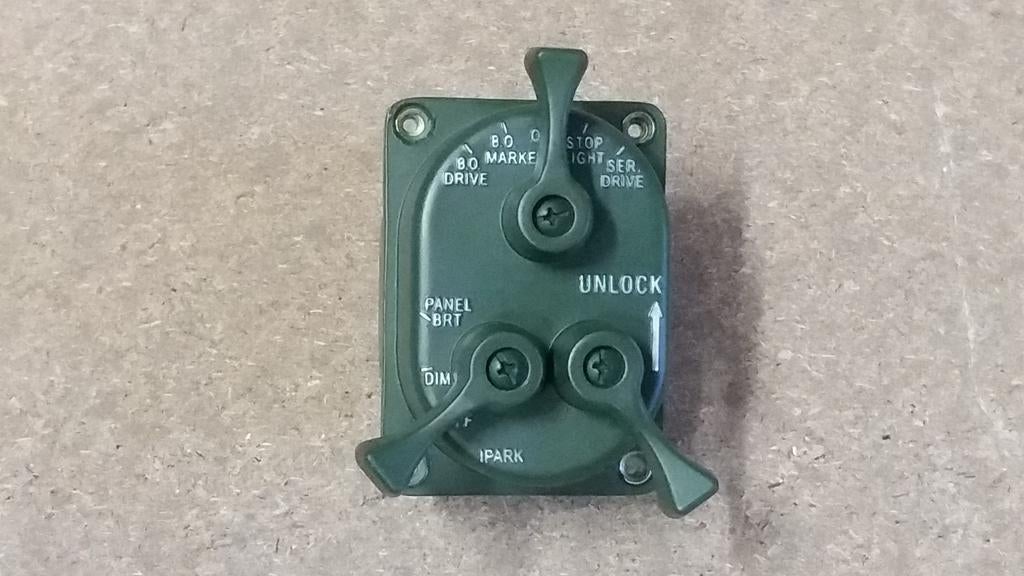 Nieuwe verlichting schakelaar Nekaf M38a1 Kaiser Willys jeep, Auto-onderdelen, Ophalen of Verzenden, Nieuw, Jeep