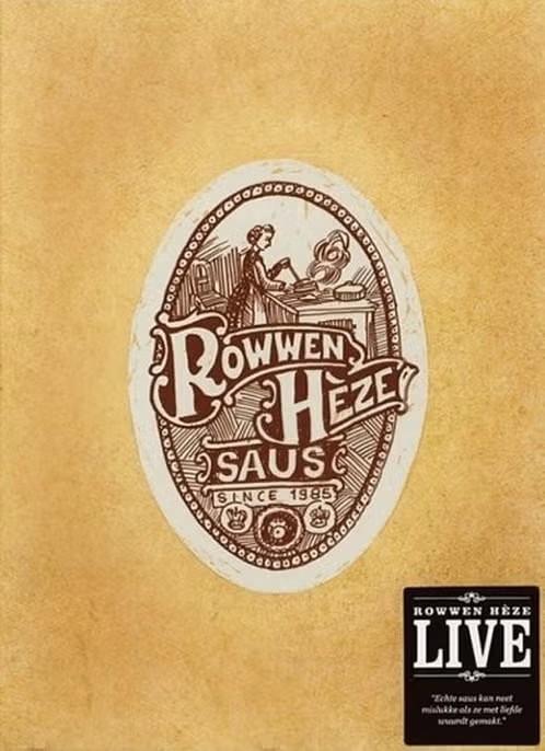 ROWWEN HÈZE - SAUS (LIVE-DVD), Alle leeftijden, Ophalen of Verzenden, Zo goed als nieuw