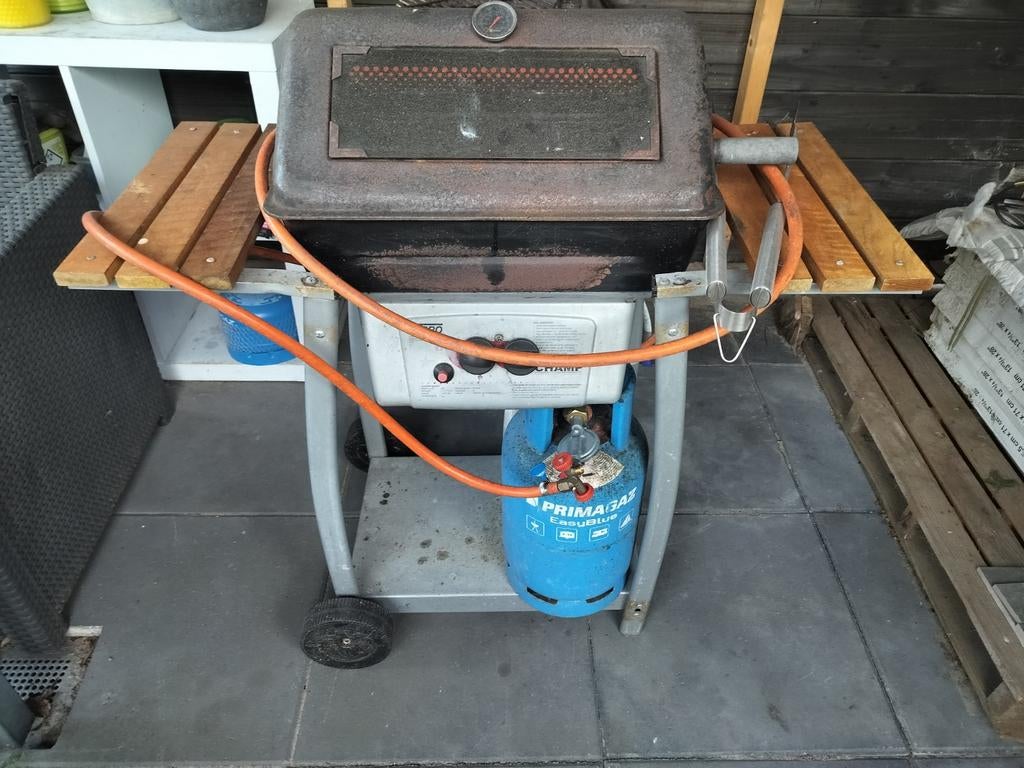 Tepro gasbarbecue met toebehoren, Ophalen