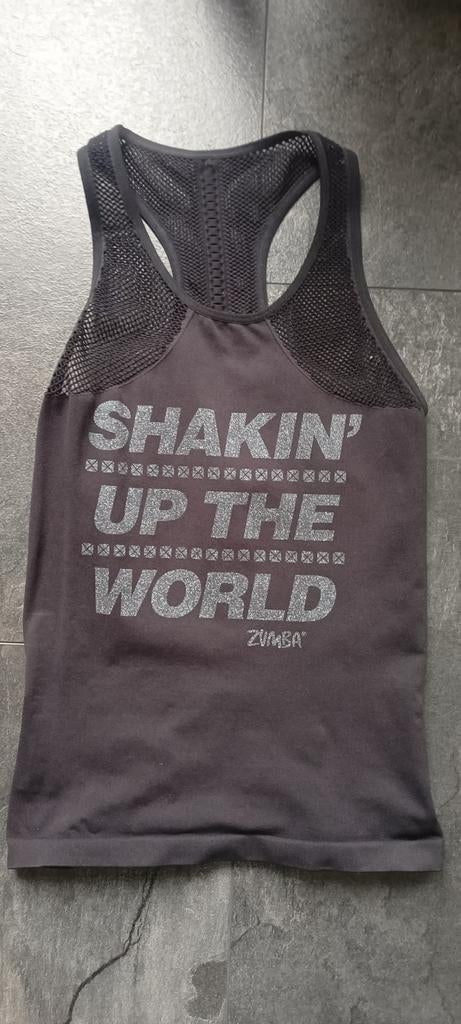 Mooi zwart/zilveren Zumba top maat XS zgan, Kleding | Dames, Sportkleding, Ophalen, Zwart, Maat 34 (XS) of kleiner, Fitness of Aerobics