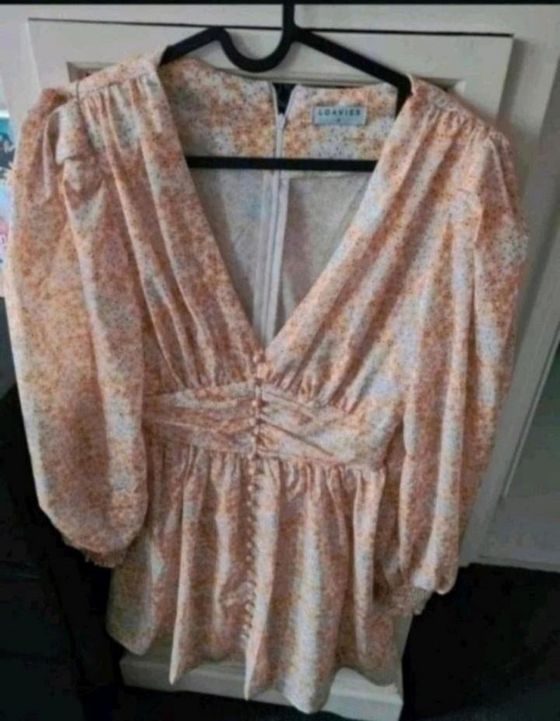 Jurk zgan maat S geel merk Loavies, Kleding | Dames, Jurken, Geel, Ophalen of Verzenden, Maat 36 (S), Boven de knie