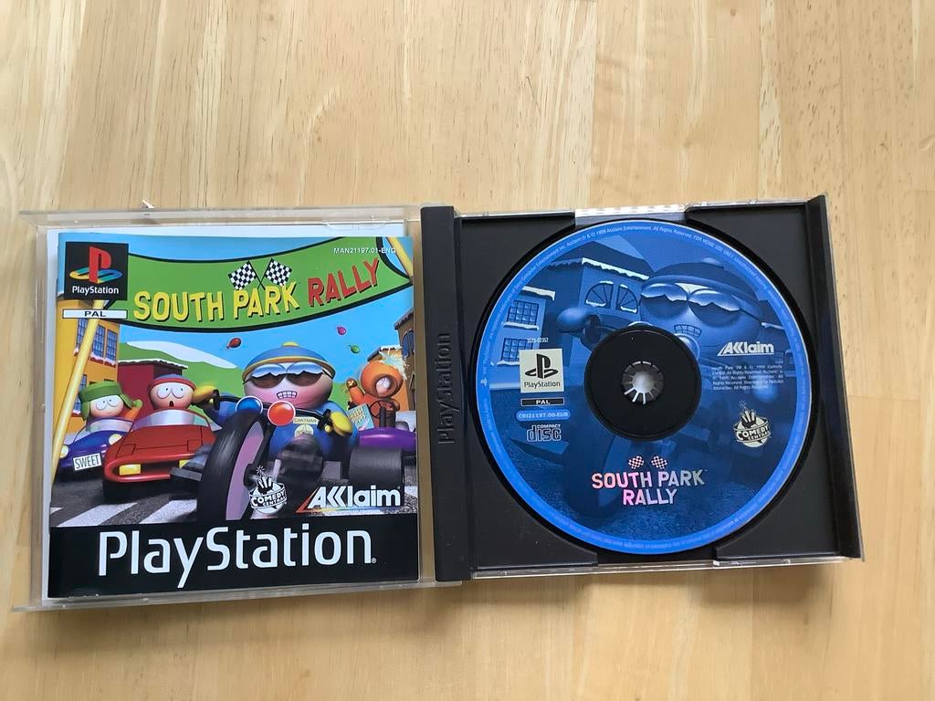 South Park Rally - PlayStation 1 (PS1) - Racegame, Spelcomputers en Games, Games | Sony PlayStation 1, Gebruikt, 1 speler, Racen en Vliegen