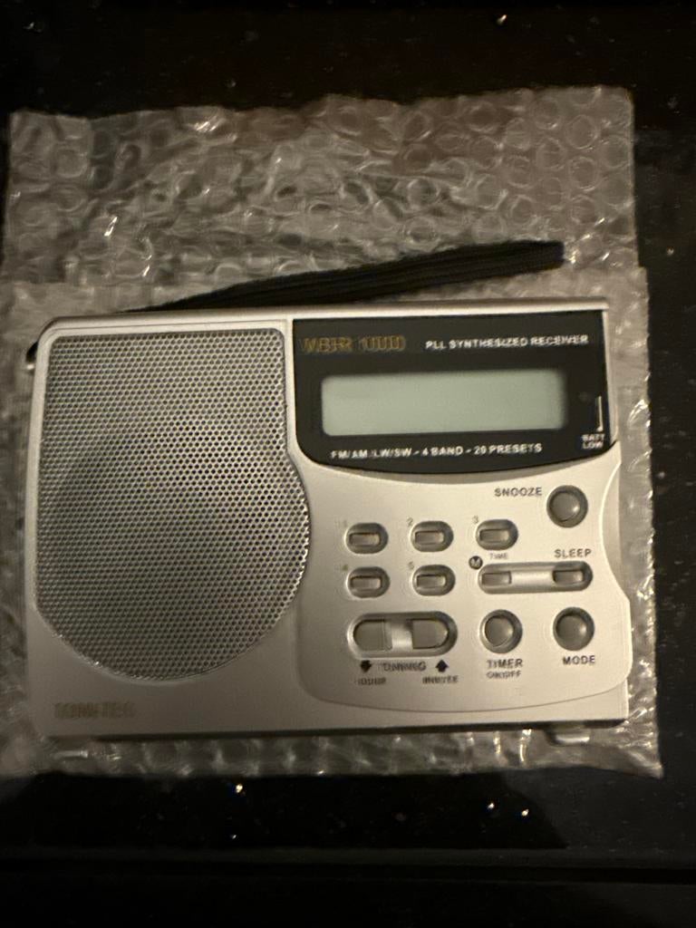 Tom-Tec WBR 1100 PLL Synthesized Receiver Radio, Ophalen of Verzenden, Nieuw, Radio