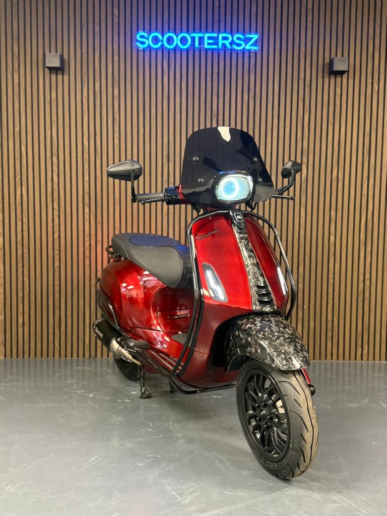 Vespa Sprint Candy brandy wine|Akra|2019|lvl10|7615km|forged, Ophalen of Verzenden, Benzine, Overige modellen