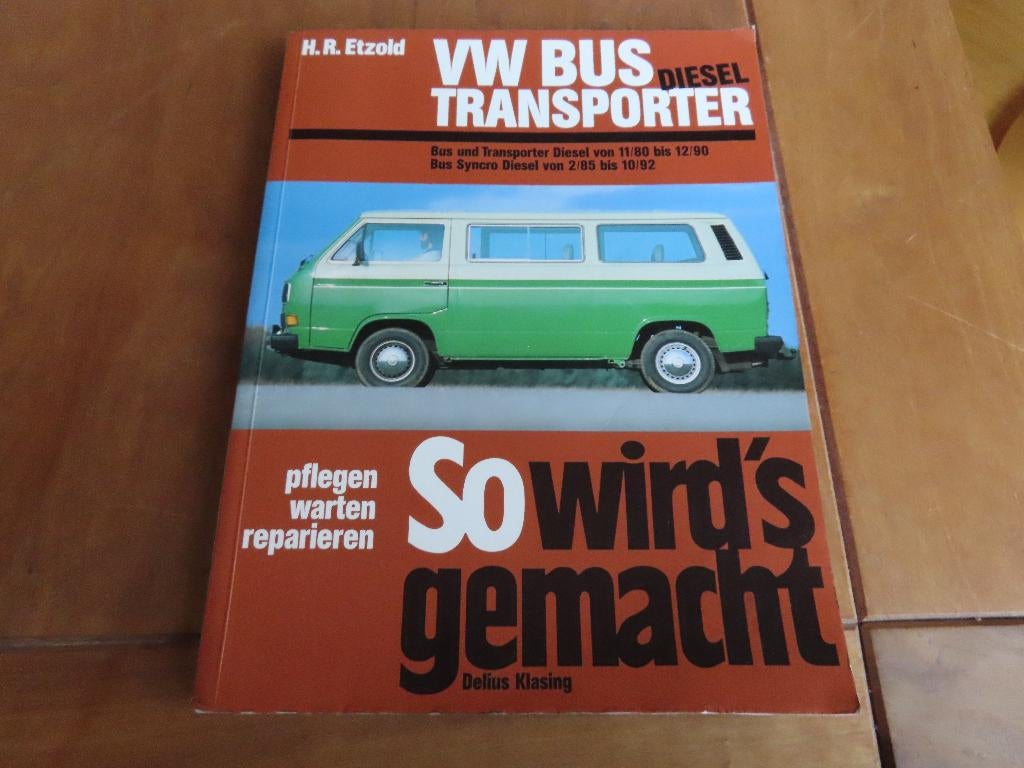 So wird's gemacht vraagbaak Volkswagen Transporter T3 diesel, Ophalen of Verzenden