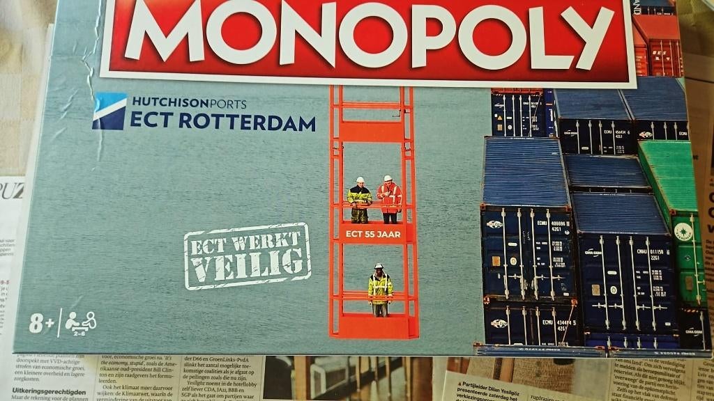 bordspel inhoud seal Monopoly ETC Rotterdam Monopolie, Vijf spelers of meer, Ophalen of Verzenden, Nieuw, Monopoly