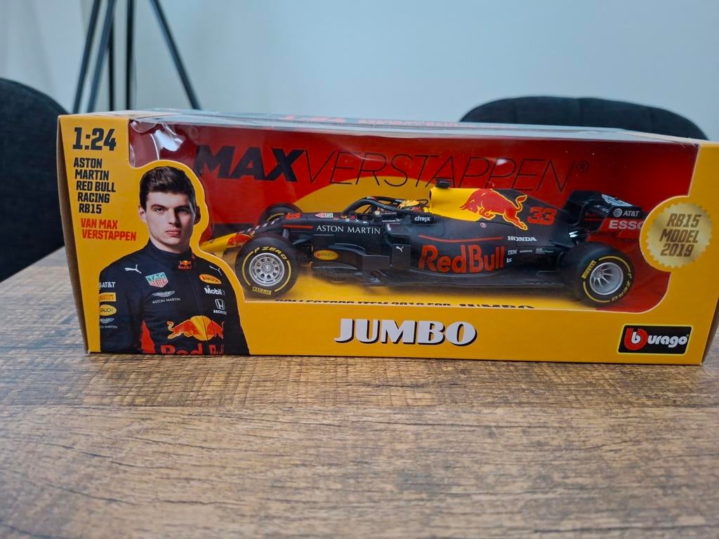 Te koop max verstappen race auto, Ophalen, Bburago