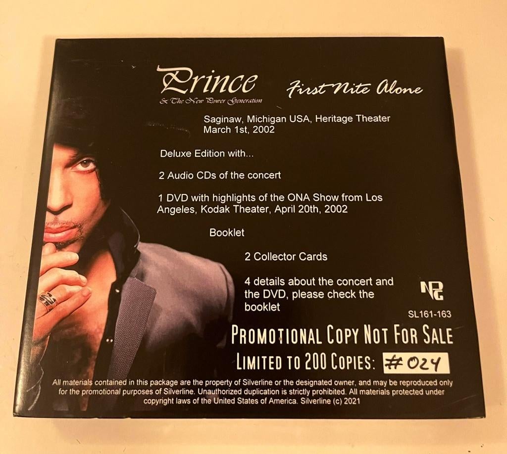 Prince - First Nite Alone 2CD Michigan + 1DVD ONA Show L.A., Cd's en Dvd's, Cd's | Pop, Verzenden, 2000 tot heden, Nieuw in verpakking