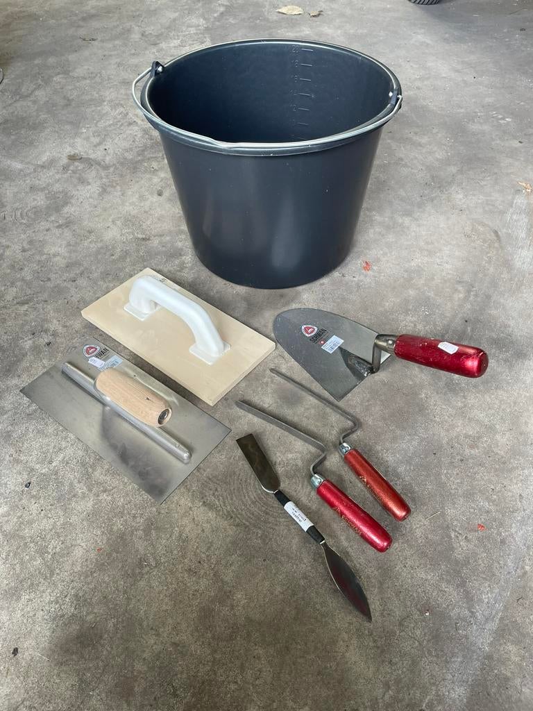 Nieuw 7 delige basis metselset oa Schwan en Jung, Doe-het-zelf en Verbouw, Gereedschap | Handgereedschap, Ophalen of Verzenden