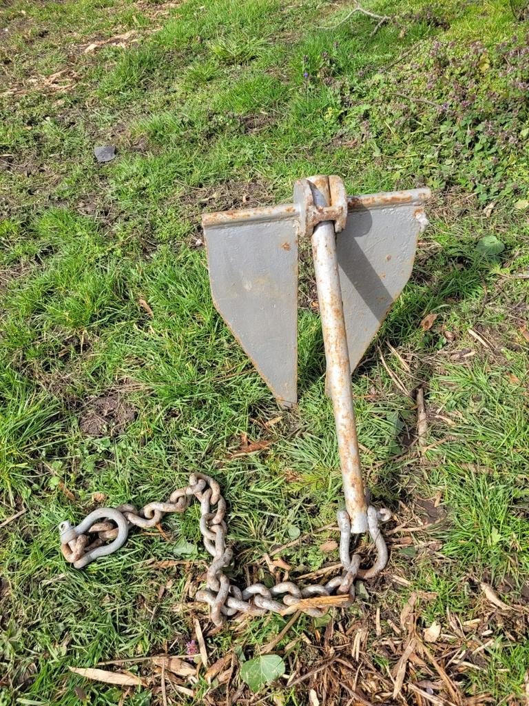 Anker zwaar  ongeveer 50-60cm, Ophalen, Ankeren en Afmeren, Zeilboot of Motorboot