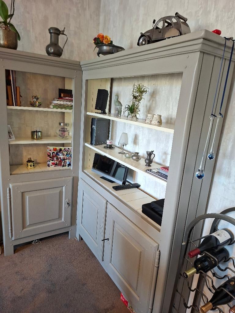 Hoekkast, Huis en Inrichting, Kasten | Vitrinekasten, Ophalen, Gebruikt, 50 tot 100 cm, 150 tot 200 cm